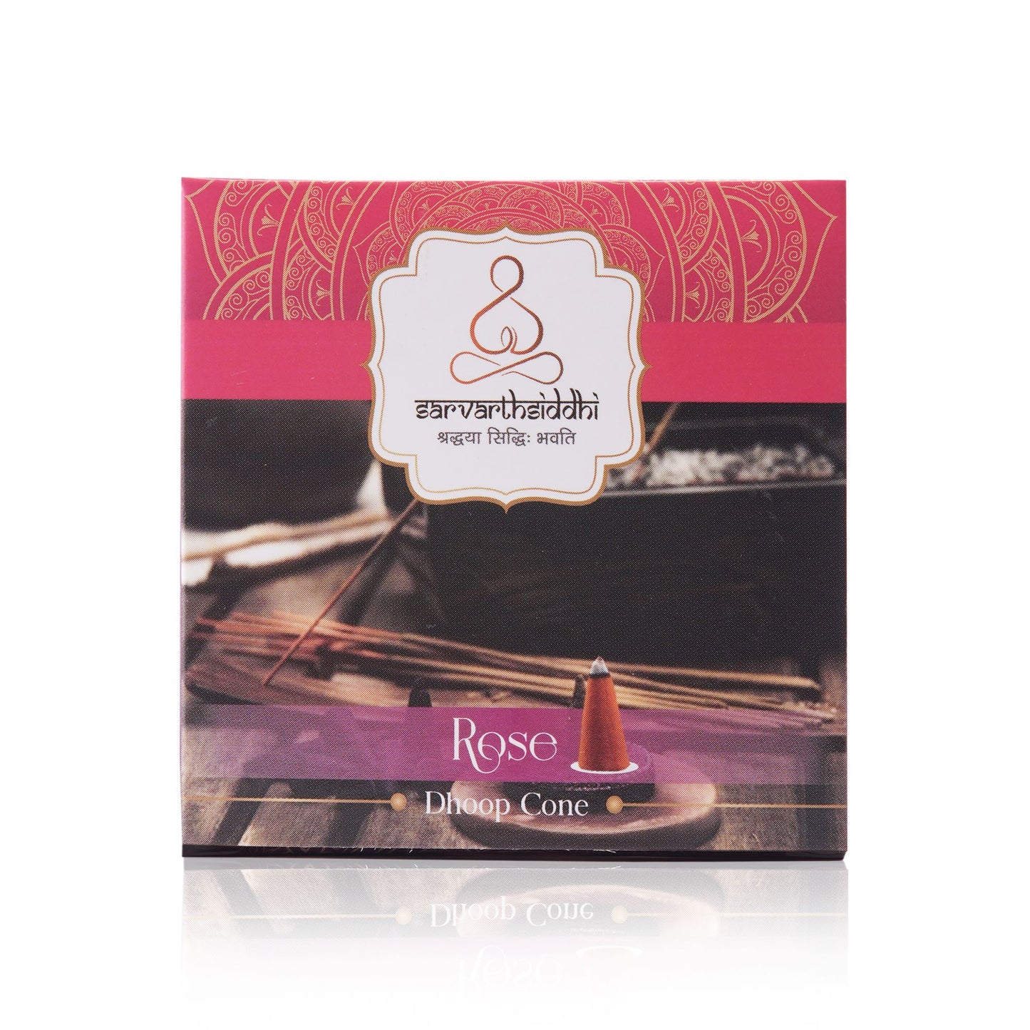 Sarvarth Siddhi Rose Incense Cones