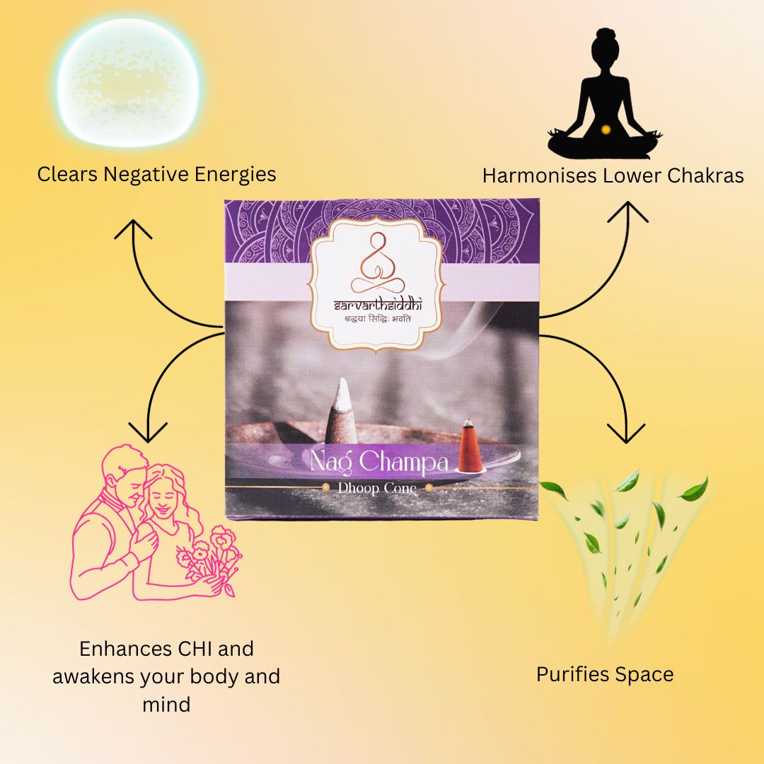 Sarvarth Siddhi Nag Champa Incense Cones