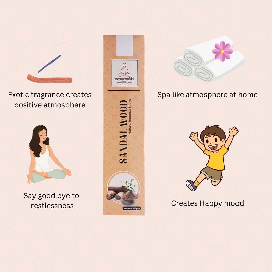 Sarvarth Siddhi Sandal Wood Incense Stick