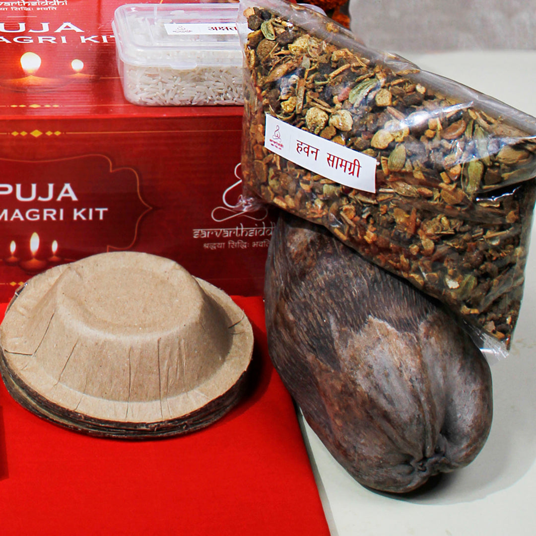 Sarvarth Siddhi Bhumi Pujan ( Neev Puja) Kit - Complete with 40 items